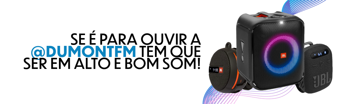PROMOÇÃO: SORTEIO DE CAIXAS DA JBL TODA SEMANA NA DUMONT