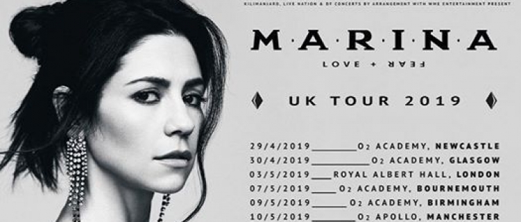 MARINA estreia sua nova turnê “Love + Fear Tour”