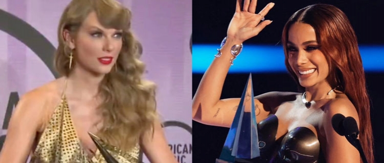 AMAs 2022: Taylor Swift faz a rapa, quebra recorde e Anitta conquista feito histórico