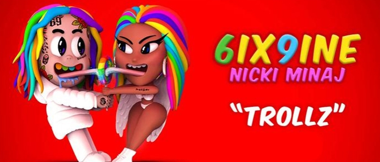“TROLLZ”, de Nicki Minaj e 6ix9ine, tem boa estreia no Spotify e bate recorde no YouTube