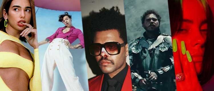 The Weeknd, Dua Lipa e Lady Gaga estão entre os indicados ao Billboard Music Awards 2021