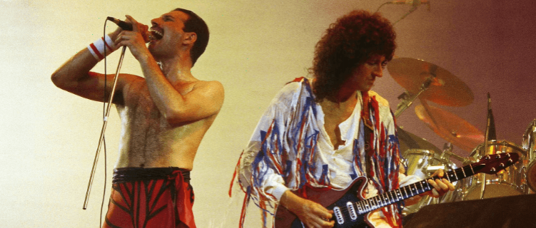 Queen é eleita a banda de rock mais tocada do século 21 no Reino Unido