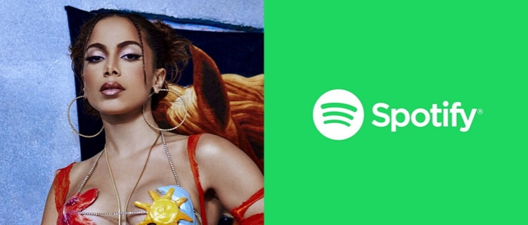 Spotify lança videoclipes de Anitta e mais ícones globais em versão beta