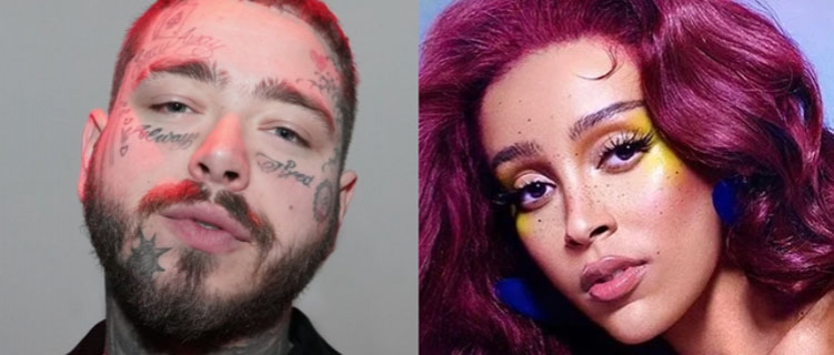 Post Malone confirma parceria com Doja Cat em novo álbum