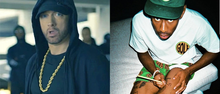 Eminem está sendo criticado por letra homofóbica contra Tyler, The Creator