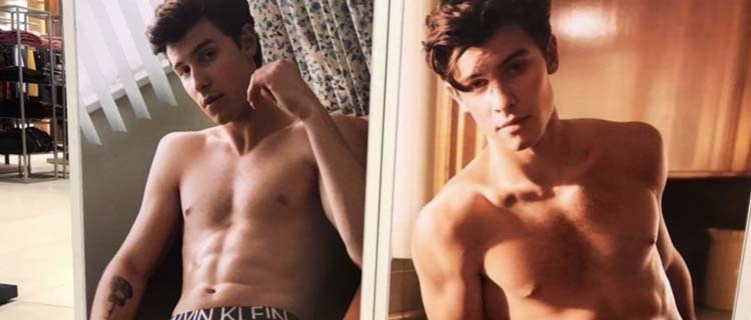 Shawn Mendes estrela campanha de cuecas da Calvin Klein