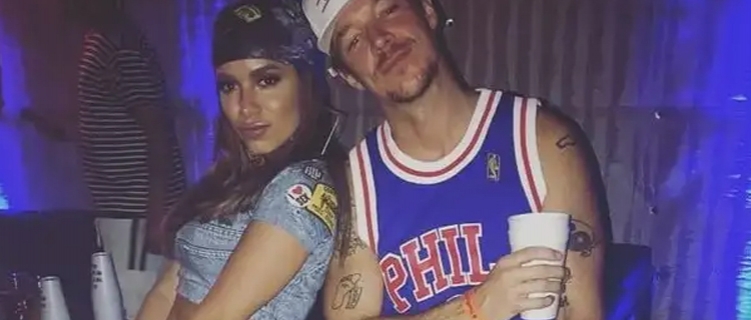 Anitta posa com Diplo em festa de aniversário de Drake