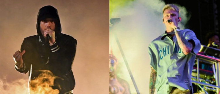 Eminem responde à treta com Machine Gun Kelly e cita Rihanna, Taylor e Iggy Azalea em nova faixa, ‘KILLSHOT’