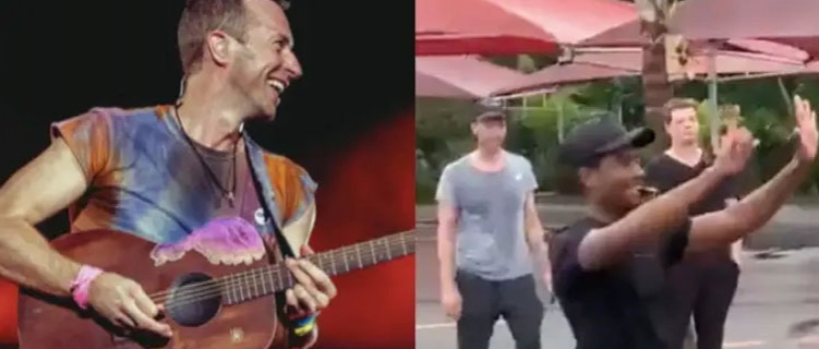 Chris Martin, do Coldplay, aparece em ensaio de bateria da USP em São Paulo