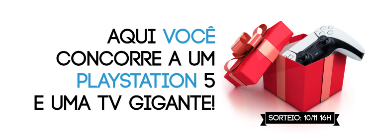 Dumont FM - PROMOÇÃO: PS5 + TV GIGANTE DE 50 POLEGADAS